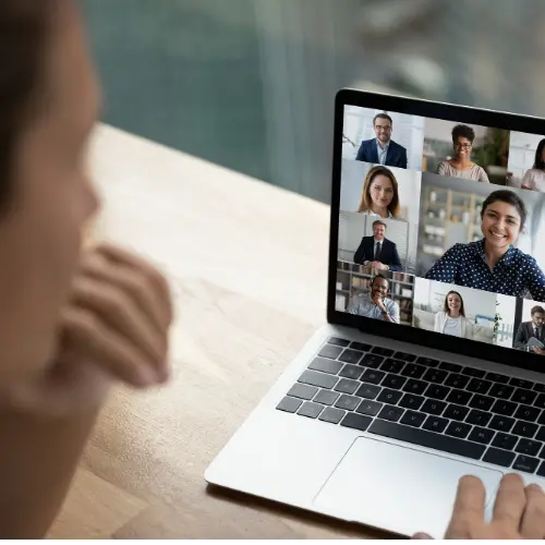 Virtual Zoom meeting showing multiple participants engaging in an online Excel bootcamp.
