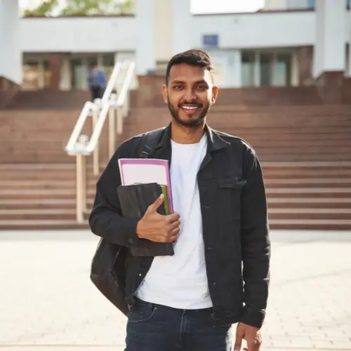 Ambitious young professional ready to ascend the corporate ladder with new technical expertise